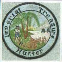 Circular logo badge for 'Imperial Treasure Hunter' featuring a hunter in a forest scene with trees along the edge text.